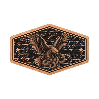 Patriotic Liberty Snake Eagle design preview, patriotic & americana