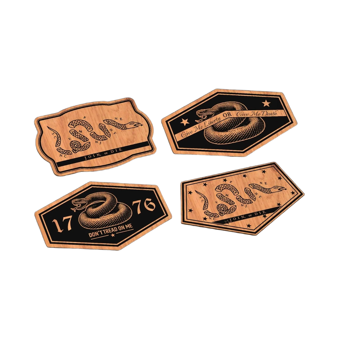 Unite States Patriotic Snake Bundle SVG file for laser cutting and CNC routing, LightBurn and Vectric ready