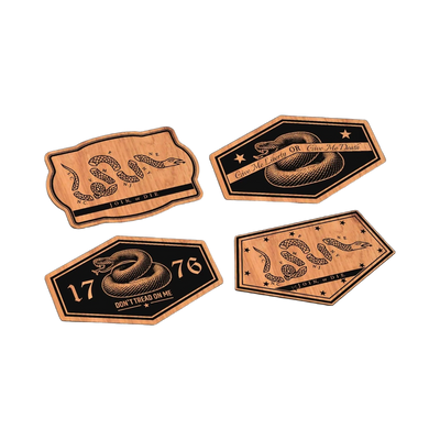 Unite States Patriotic Snake Bundle SVG file for laser cutting and CNC routing, LightBurn and Vectric ready