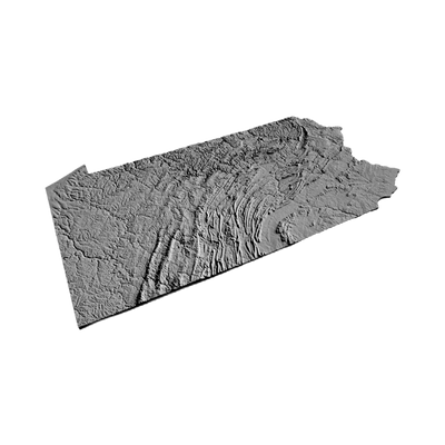 PennsylvaniaTerrain design preview, maps & terrain