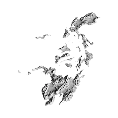Philippines Terrain Map design preview, countries & world