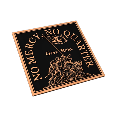 Pirate Iwo Jima SVG file for laser cutting and CNC routing, LightBurn and Vectric ready