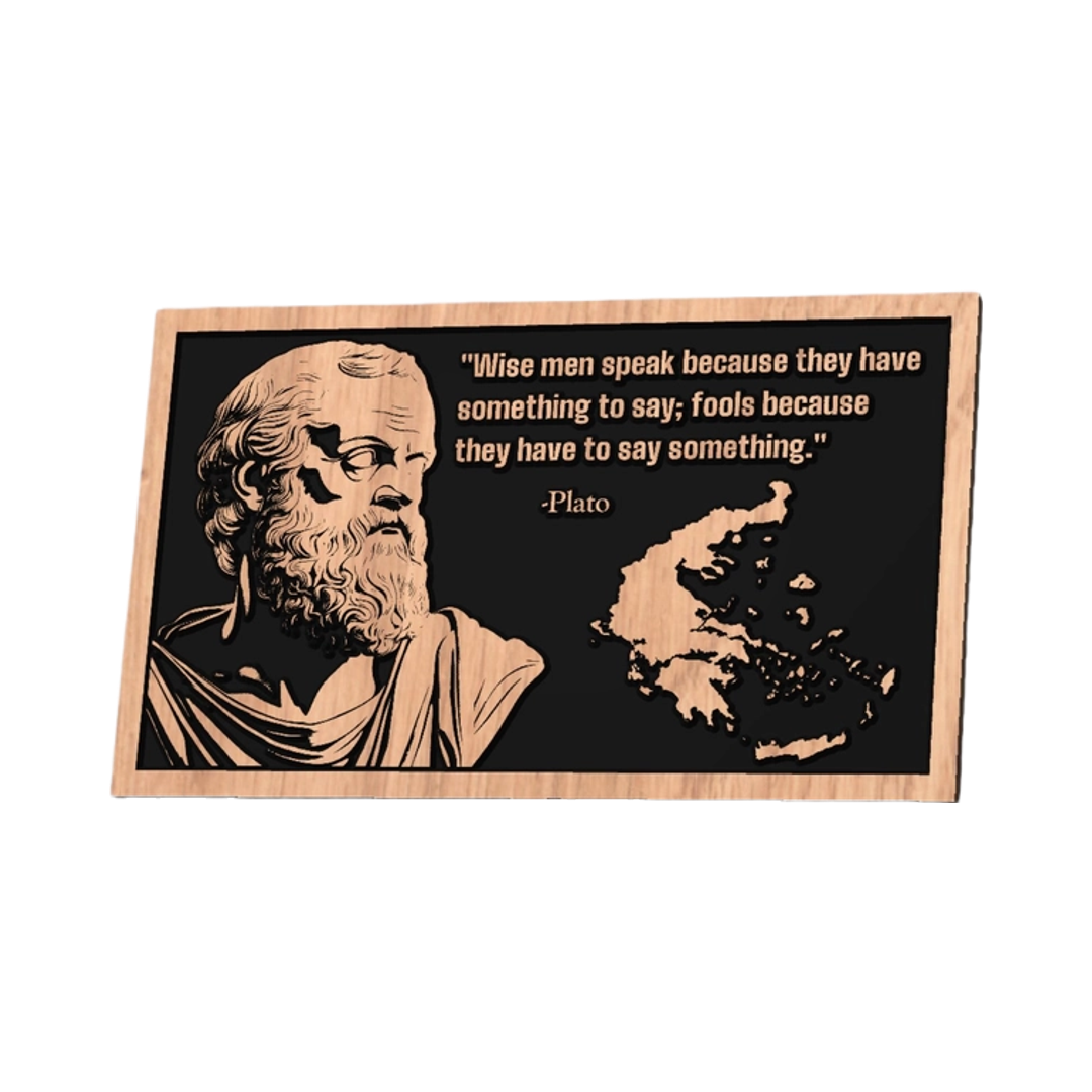 Plato Quote Greece Map design preview, quotes & sayings