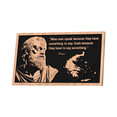 Plato Quote Greece Map design preview, quotes & sayings