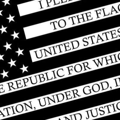 U.S. Pledge of Allegiance Flag detail view, ready for laser cutting and CNC routing
