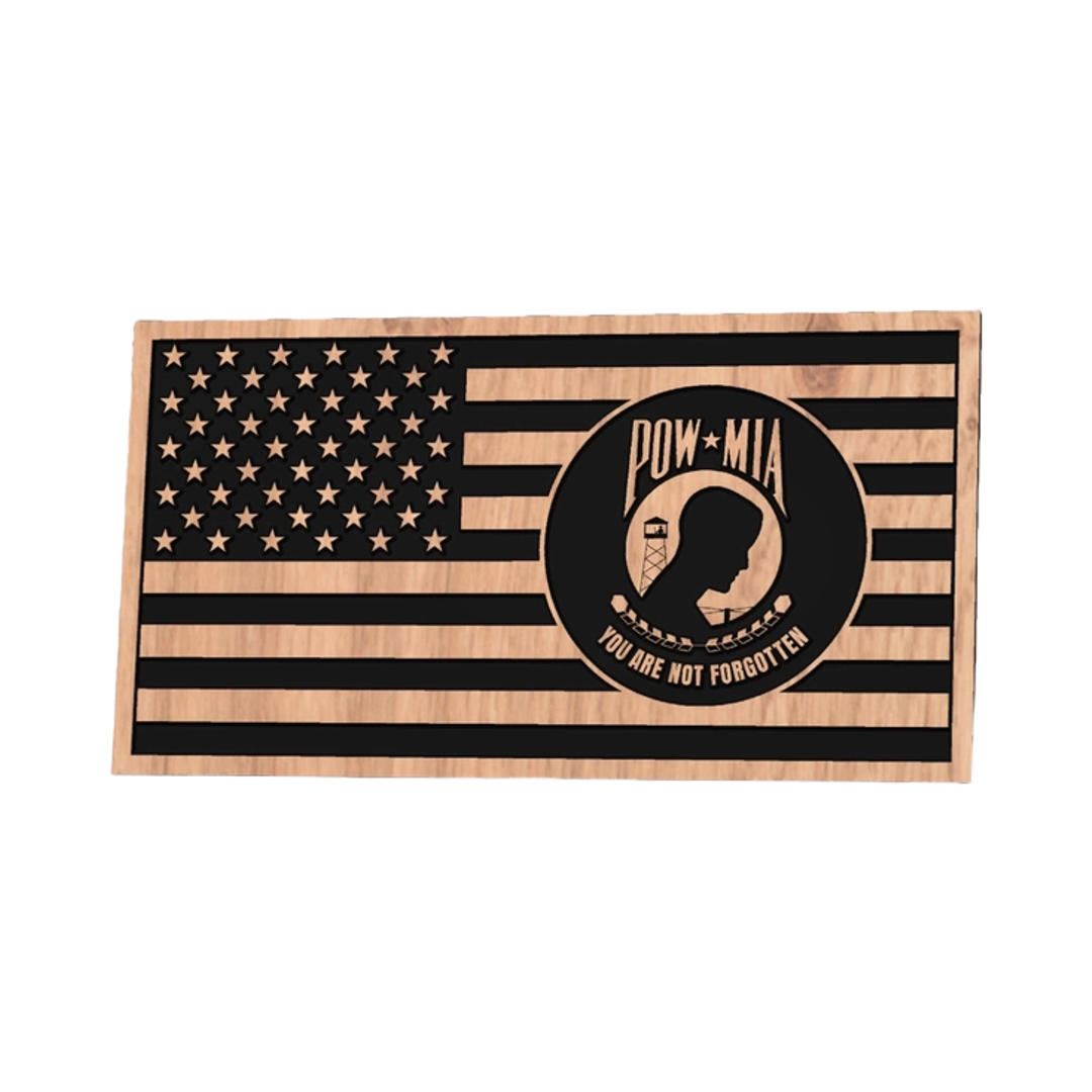 POW/MIA U.S. Flag design preview, veterans & tribute