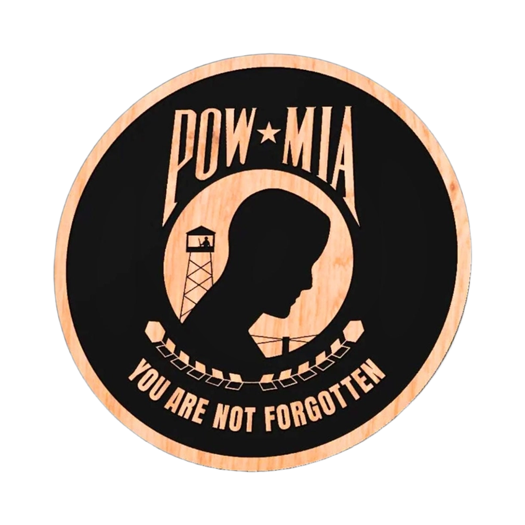 Prisoner of War / Missing in Action (POW-MIA) design preview, veterans & tribute