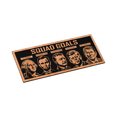 President Squad Goals SVG file for laser cutting and CNC routing, LightBurn and Vectric ready