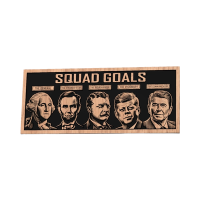 President Squad Goals design preview, political