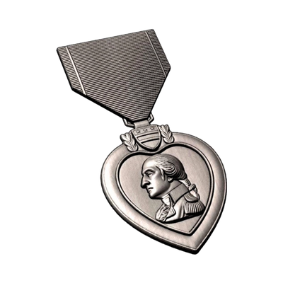 Purple Heart design preview, medals & awards