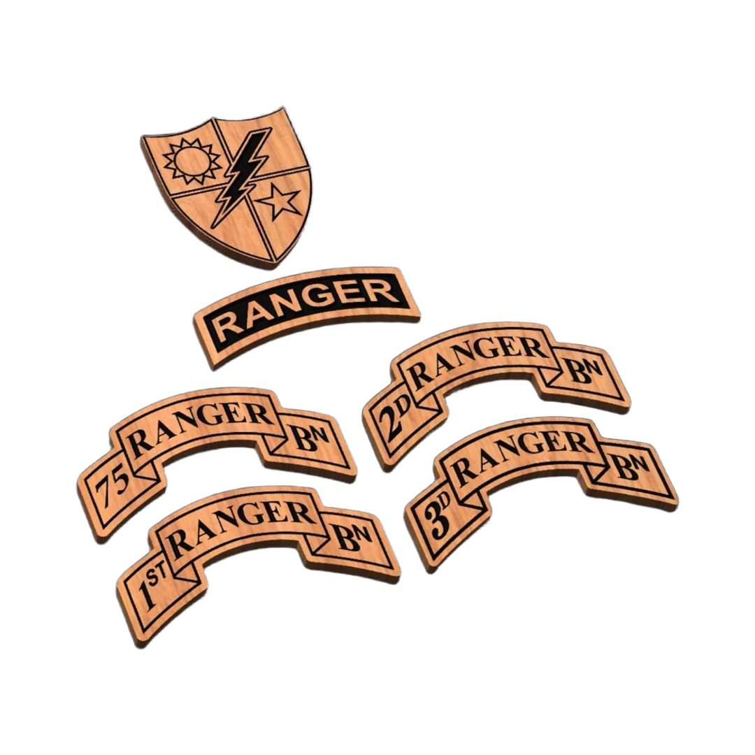 U.S. Army Ranger Regiment Bundle SVG file for laser cutting and CNC routing, LightBurn and Vectric ready