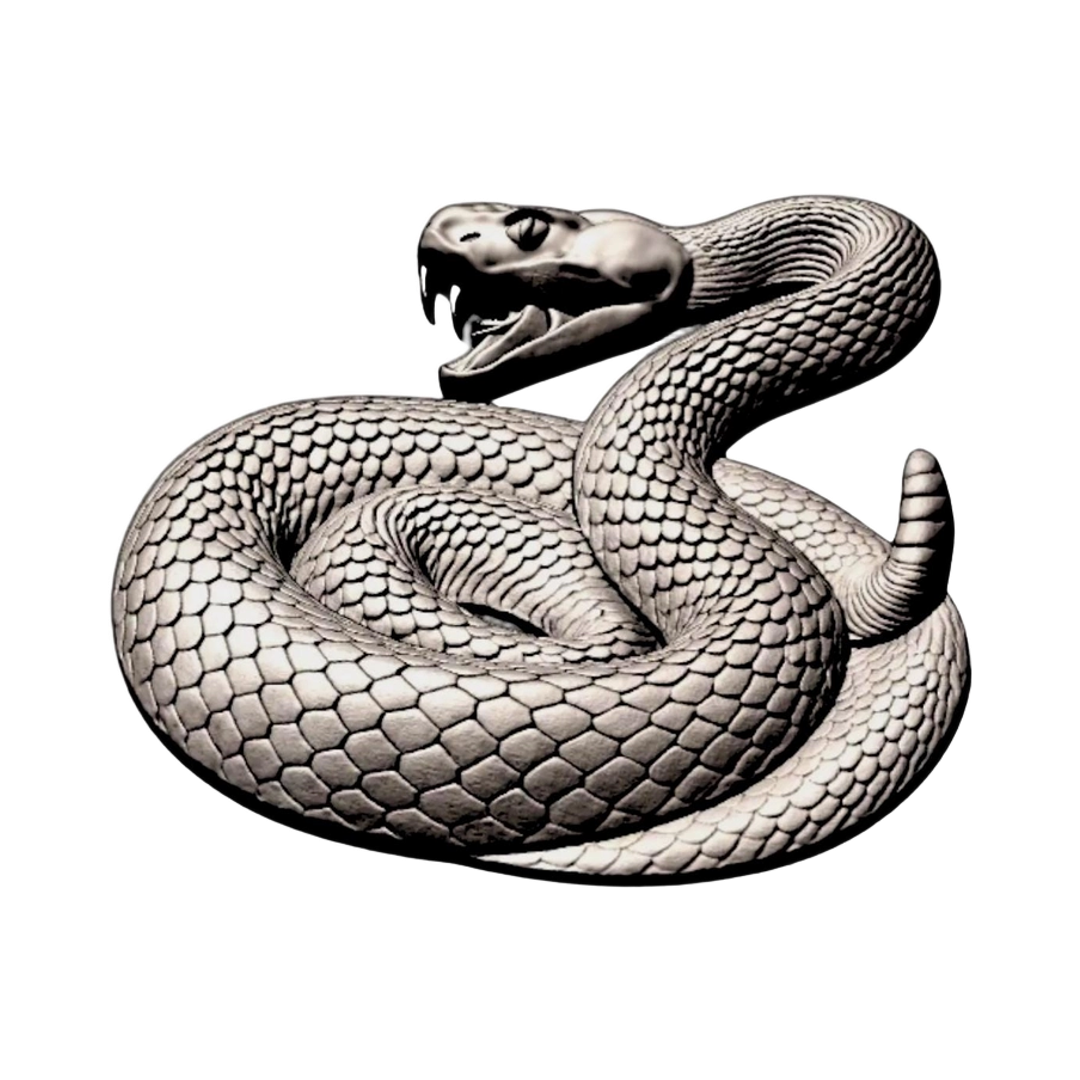 Striking Rattlesnake design preview, animals & wildlife