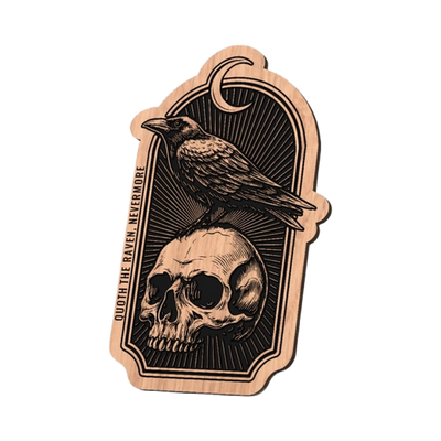 Raven Skull design preview, animals & wildlife