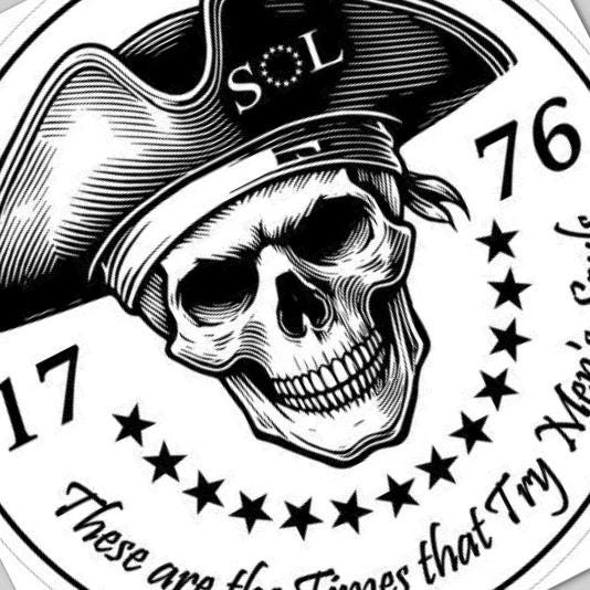 Revolutionary War Skull detail view, ready for laser cutting and CNC routing