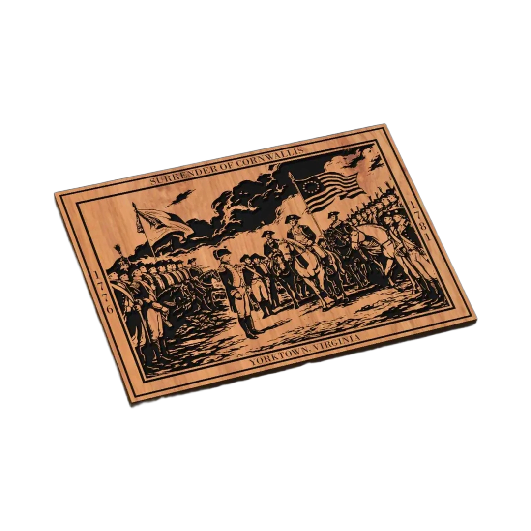 Revolutionary War (Yorktown Surrdender) for CNC, Laser, Woodworking ( SVG file for laser cutting and CNC routing, LightBur...
