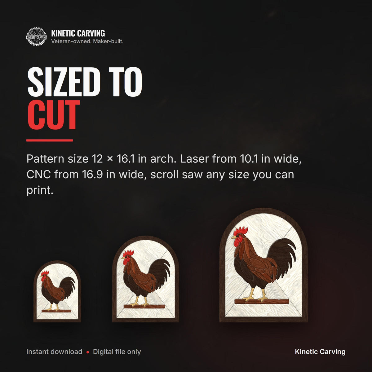 Barnyard Rooster Intarsia mockup, intarsia patterns