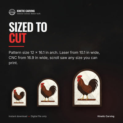 Barnyard Rooster Intarsia mockup, intarsia patterns