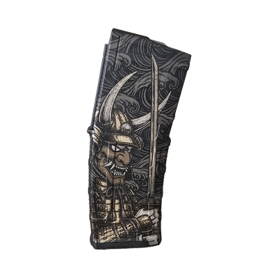 Samurai Oni MAG Lightburn Ready File design preview, pmag designs