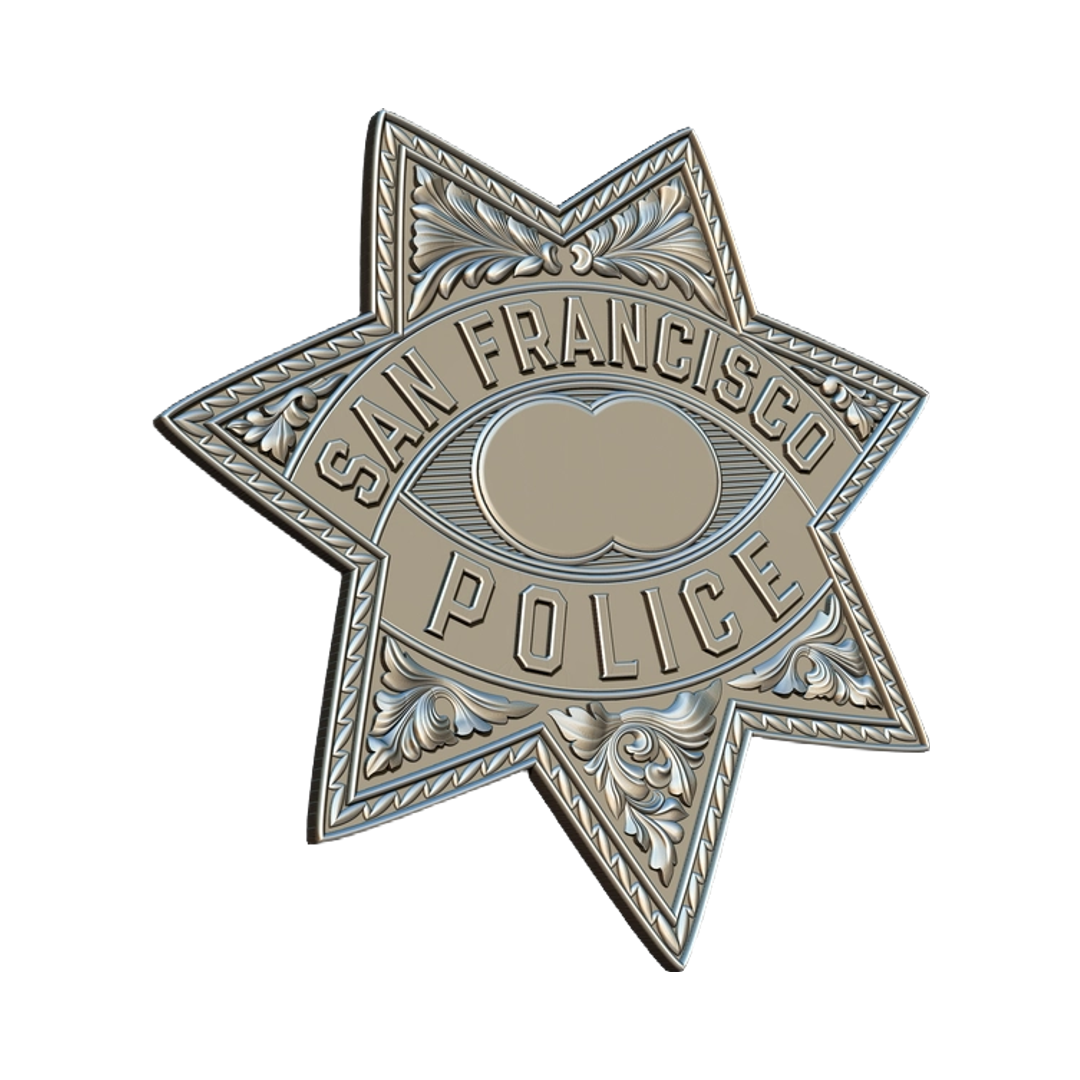 San Francisco Police Badge design preview, patches, badges & insignia
