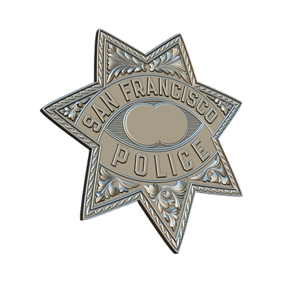 San Francisco Police Badge design preview, patches, badges & insignia