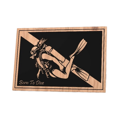 Scuba Diver Flag design preview, flags