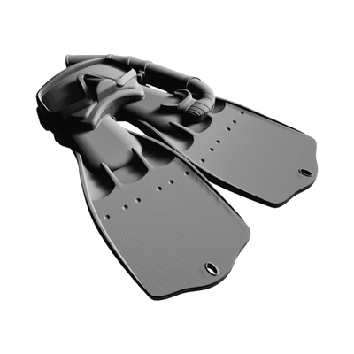 Scuba Mask and Fins design preview, hunting, fishing & outdoors