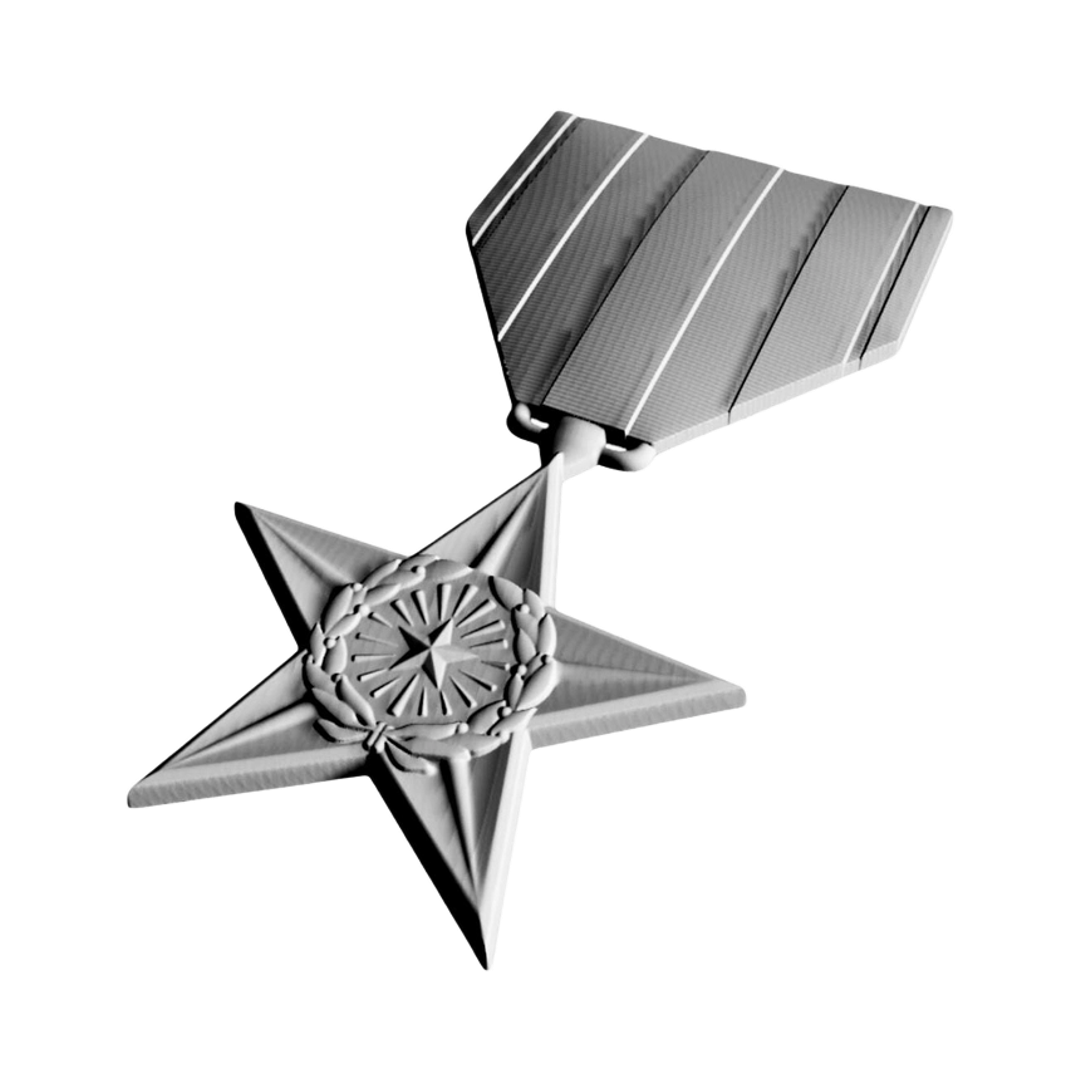 Silver Star Military Award design preview, medals & awards
