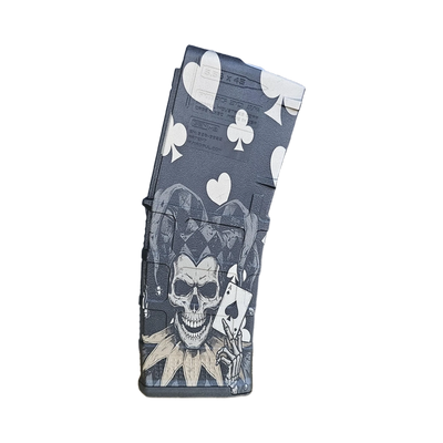 Skeleton Jester MAG detail view, ready for digital crafting