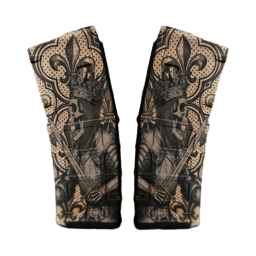 Skeleton King MAG Laser Engraving Design design preview, pmag designs