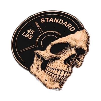 Skull & Weight Plate design preview, skulls & skeletons