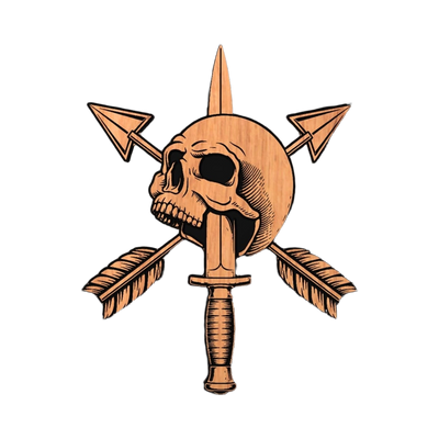 Skull Dagger Arrows Design design preview, skulls & skeletons