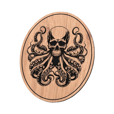 Skull Octopus design preview, animals & wildlife