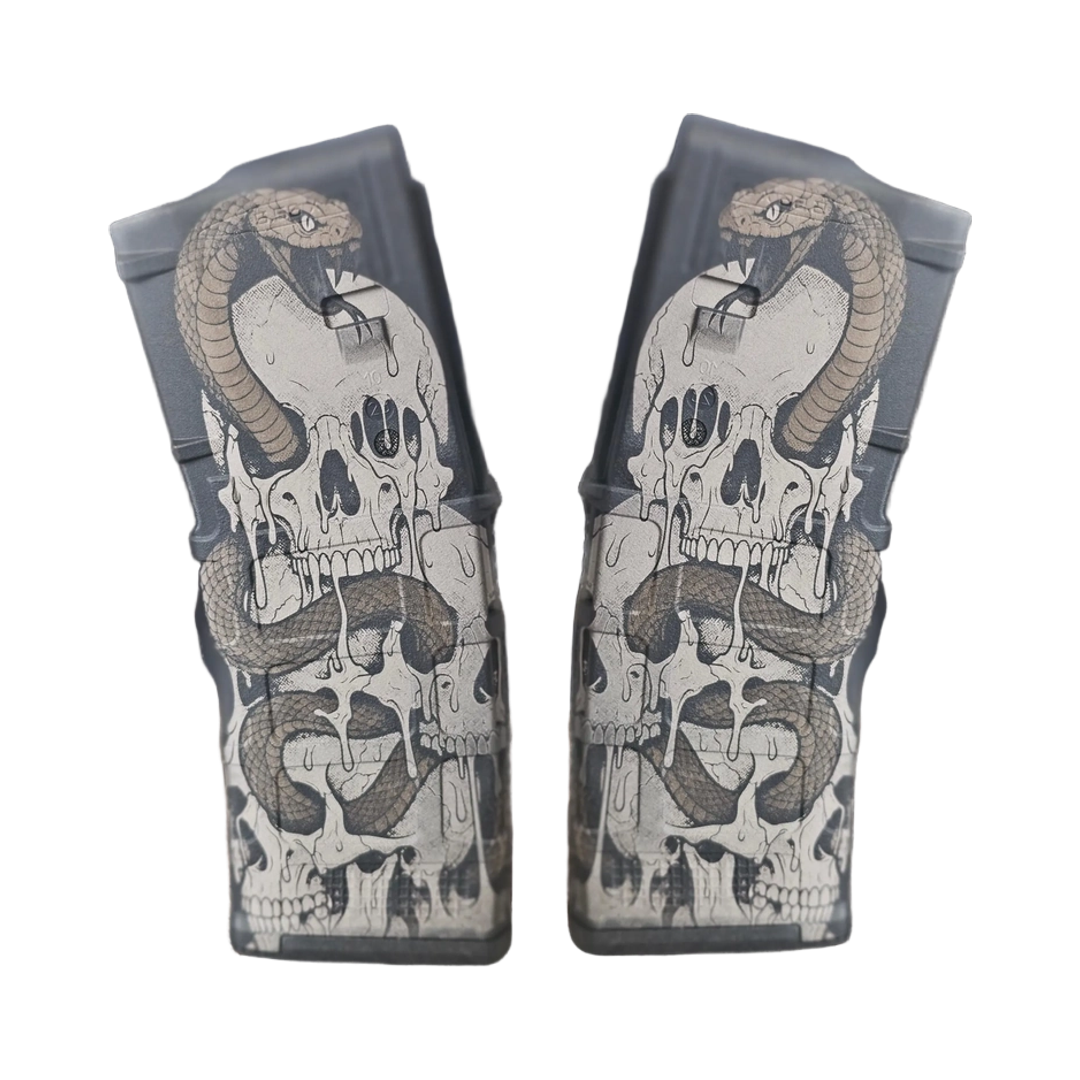 Snake Skull MAG design preview, pmag designs