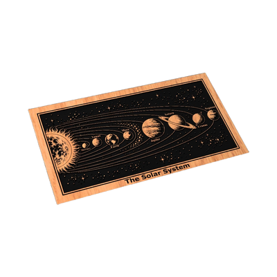 Solar System SVG file for digital crafting, LightBurn and Vectric ready