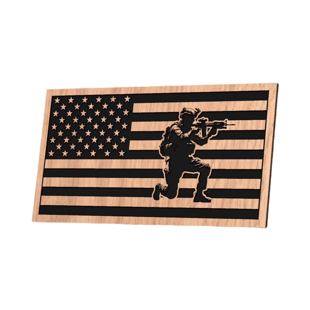 U.S. Flag Military Soldier design preview, other military