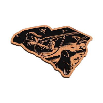 South Carolina Duck Hunting SVG file for laser cutting and CNC routing, LightBurn and Vectric ready