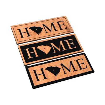 South Carolina HOME Design SVG file for laser cutting and CNC routing, LightBurn and Vectric ready