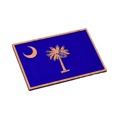 South Carolina State Flag SVG file for laser cutting and CNC routing, LightBurn and Vectric ready