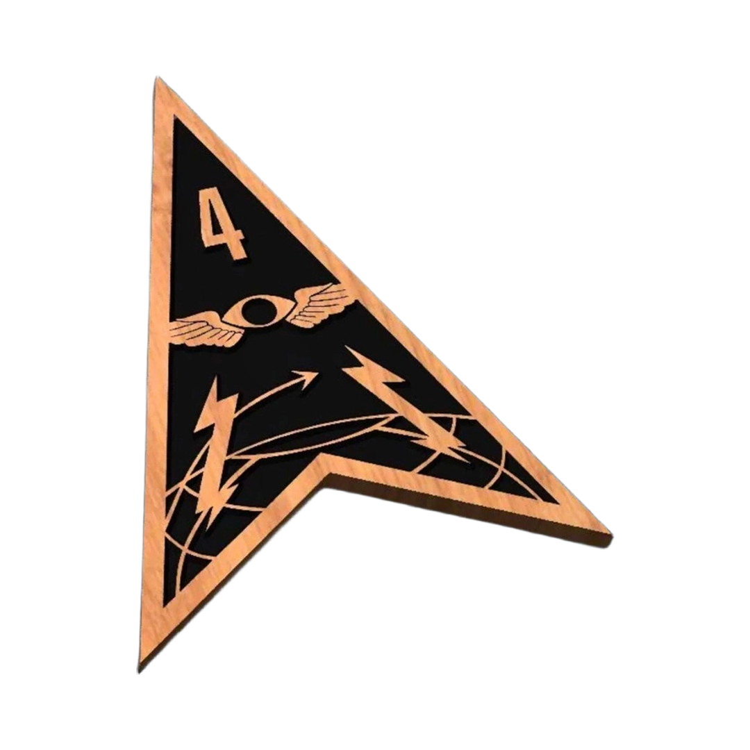 Space Force Delta 4 Command SVG file for laser cutting and CNC routing, LightBurn and Vectric ready