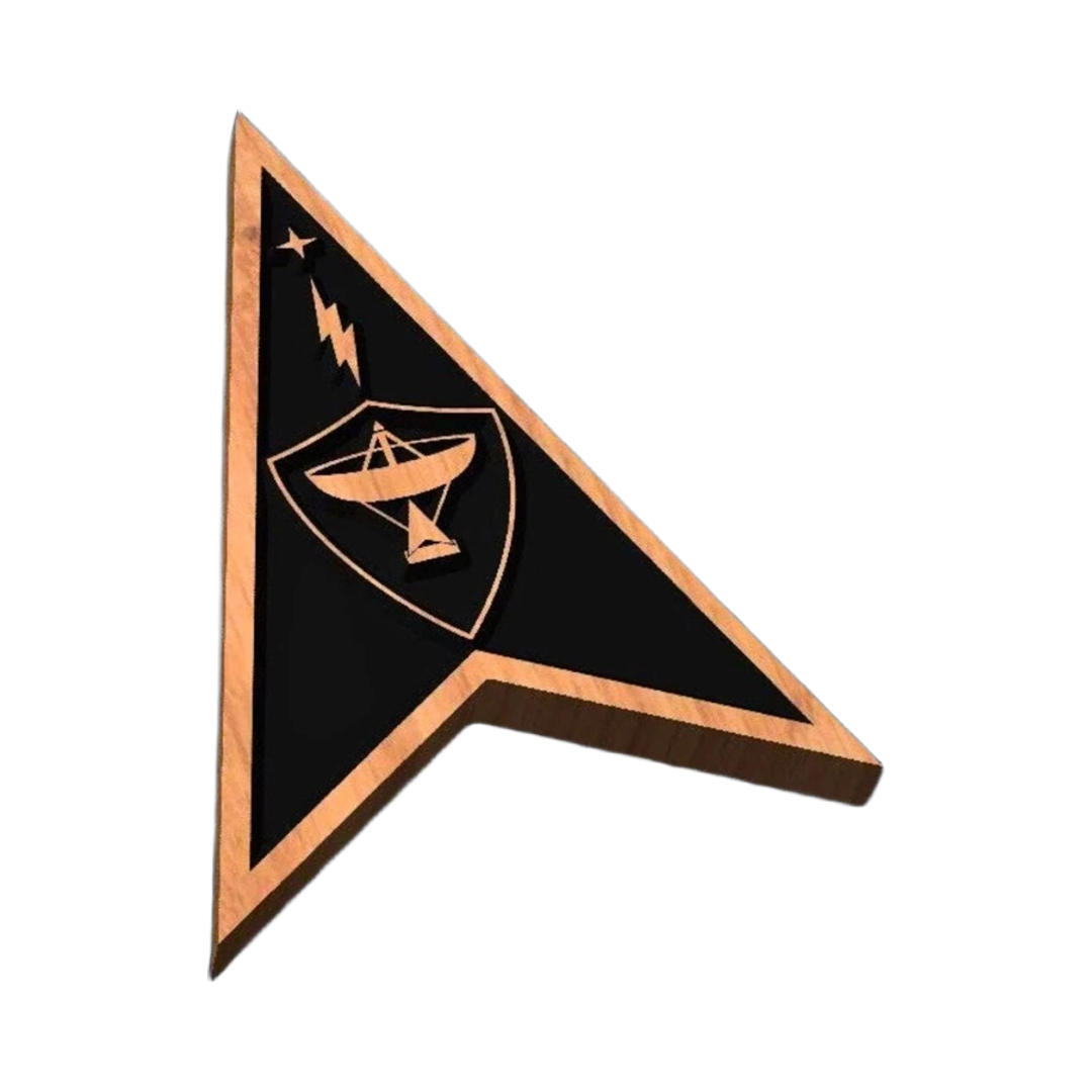 Space Force Delta 6 SVG file for laser cutting and CNC routing, LightBurn and Vectric ready