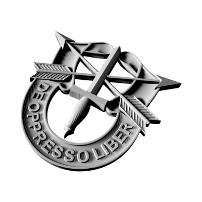 Special Forces detail view, ready for 3D printing and CNC routing