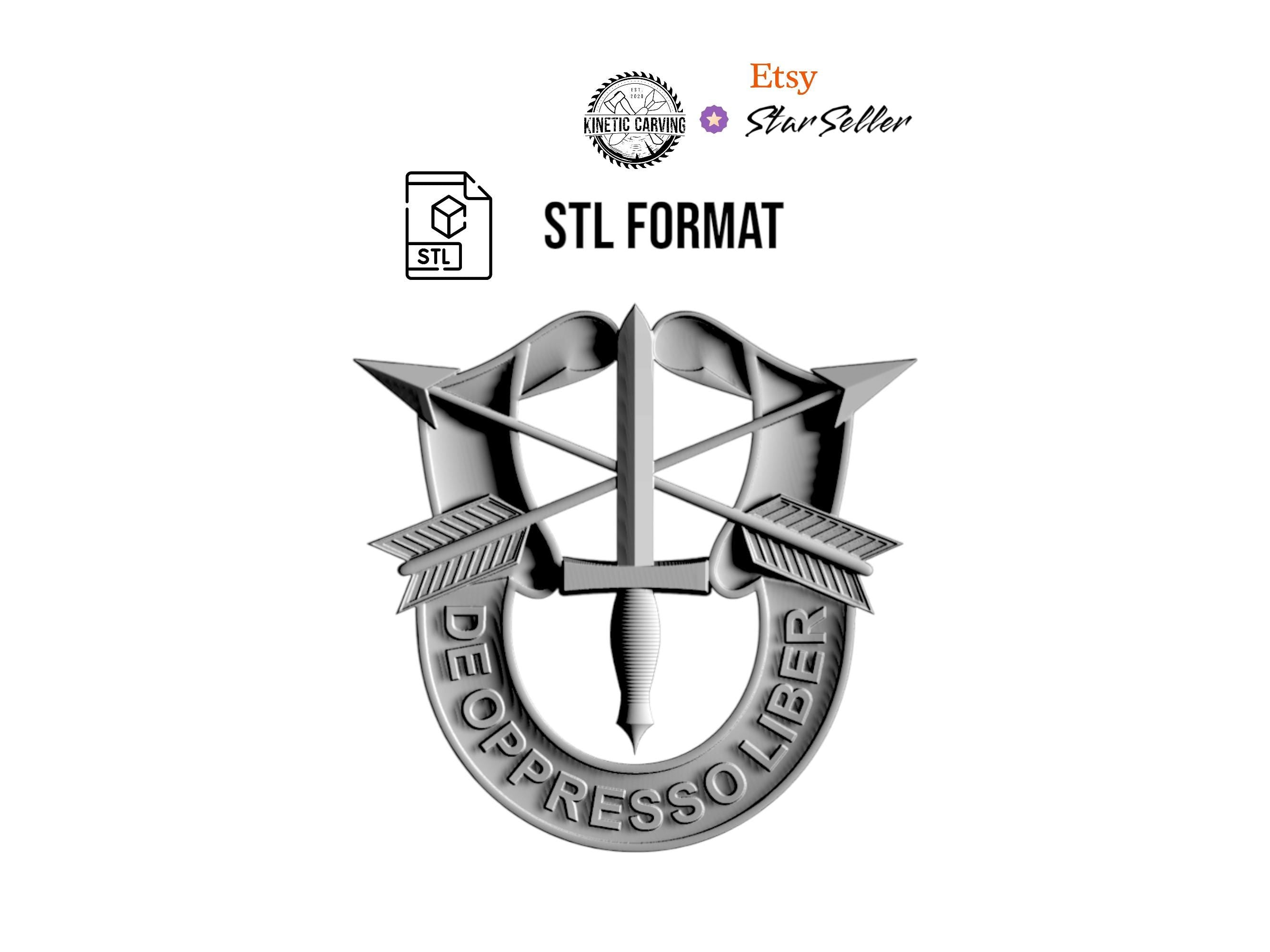 Special Forces vector cut file for makers
