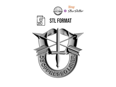 Special Forces vector cut file for makers