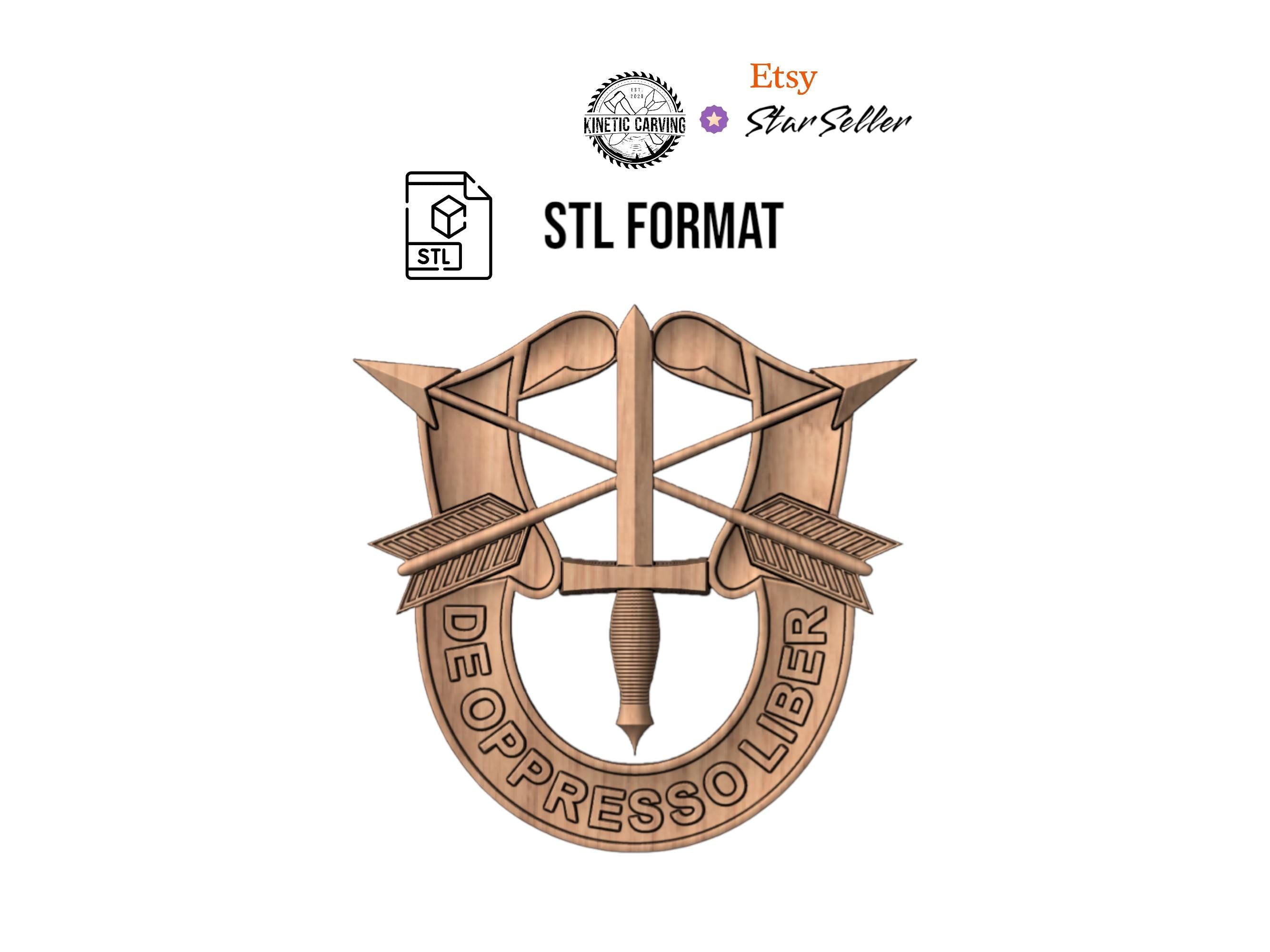 Special Forces vector cut file for makers