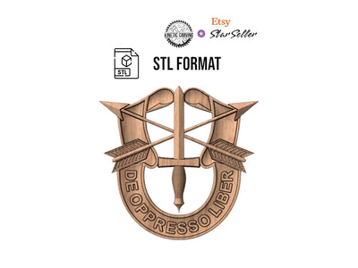 Special Forces vector cut file for makers