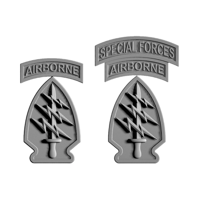Special Forces Patch STL file for 3D printing and CNC routing
