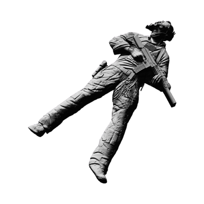 Special Operations Soldier detail view, ready for digital crafting