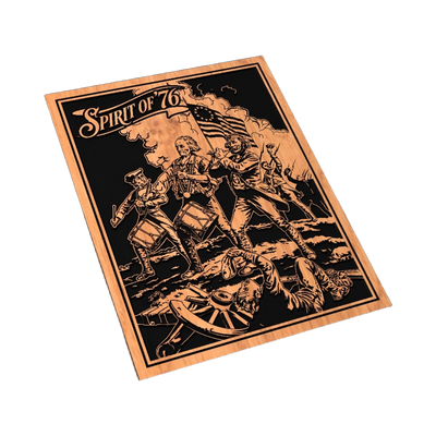 Spirit of '76 SVG file for digital crafting, LightBurn and Vectric ready