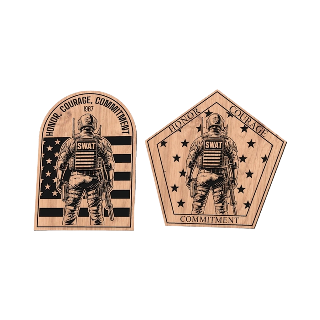 SWAT Team Design Bundle design preview, police