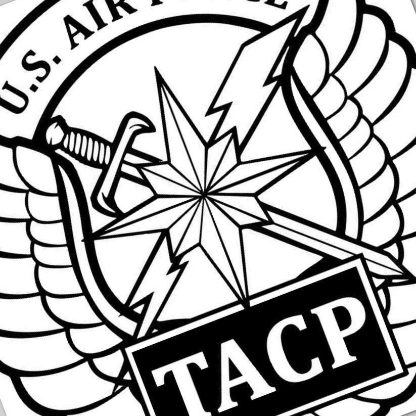 Tactical Air Control Party detail view, ready for laser cutting and CNC routing